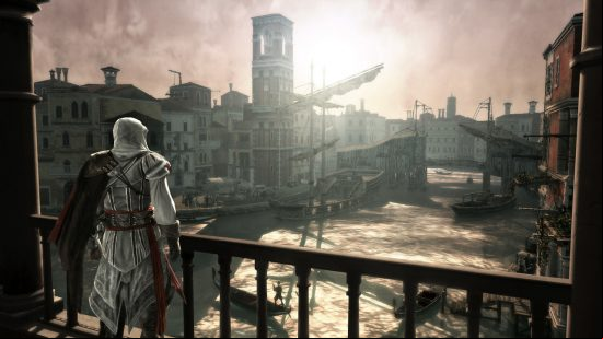 Assassin's Creed is too big - AC: Mirage has to be smaller and shorter: Ezio from Assassin's Creed 2 watches the sun rise