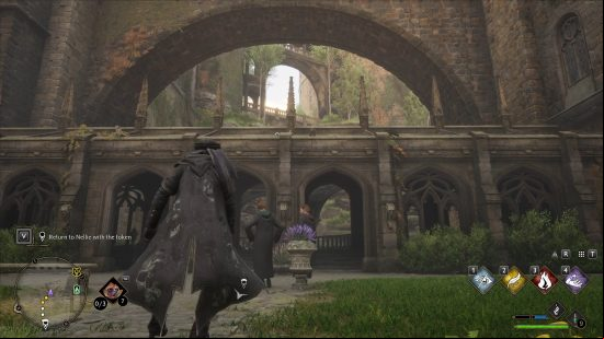 Hogwarts Legacy Gobstone locations: Transfiguration Courtyard