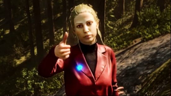 Sons of the Forest patch - Virginia gives a thumbs-up