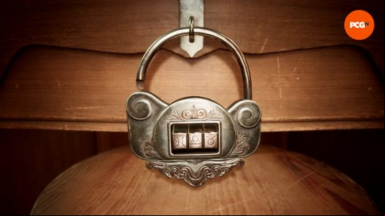 The solution of the Alone in the Dark room 6 combination lock, showing the symbols for pisces, libra, and taurus.