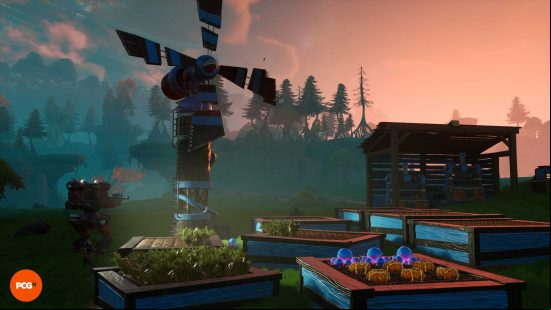 Rabbages growing alongside other crops in Lightyear Frontier.