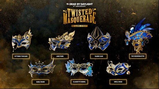 All the DBD Twisted Masquerade rewards for 2025.