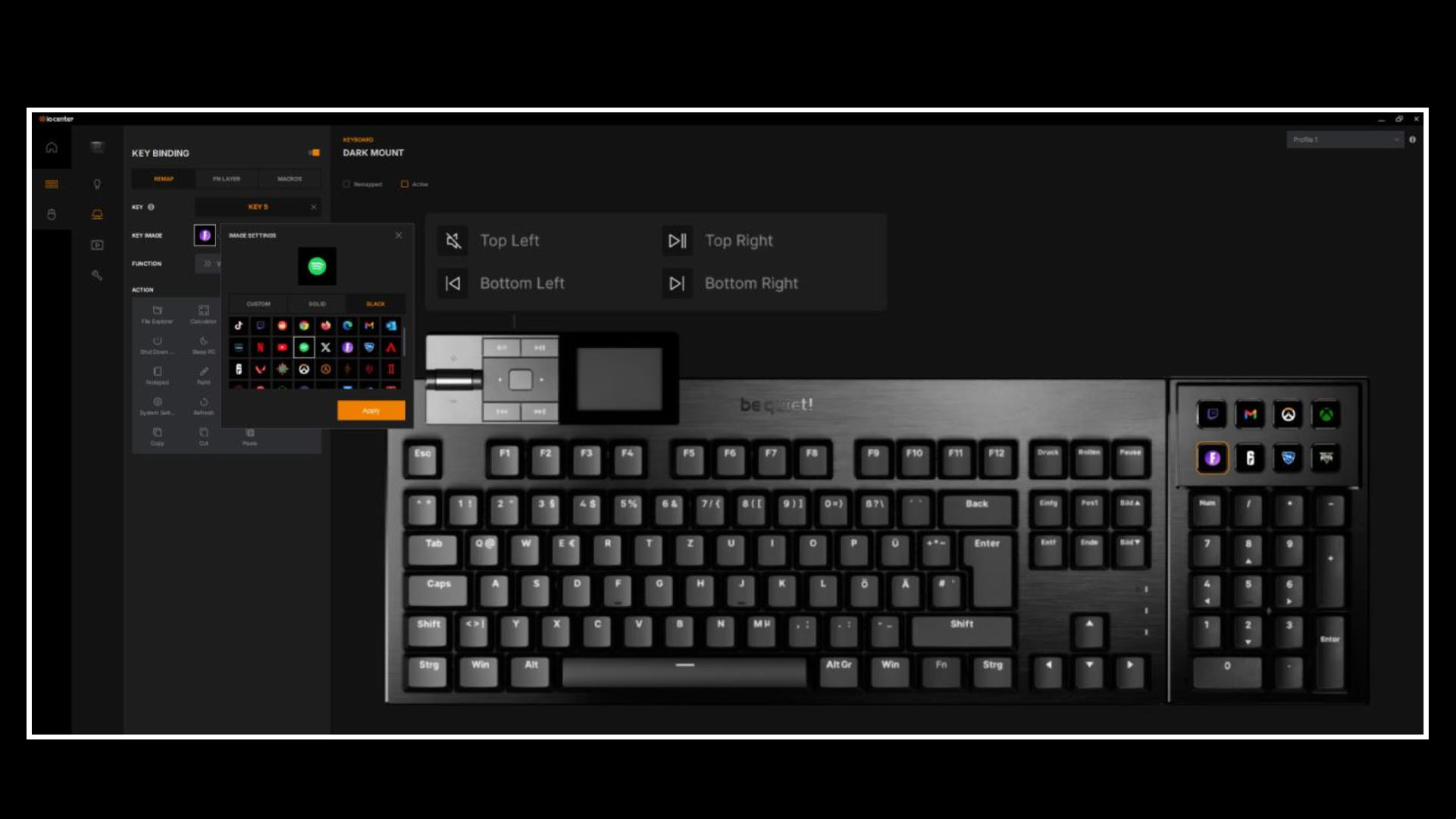 be quiet dark mount 06 software