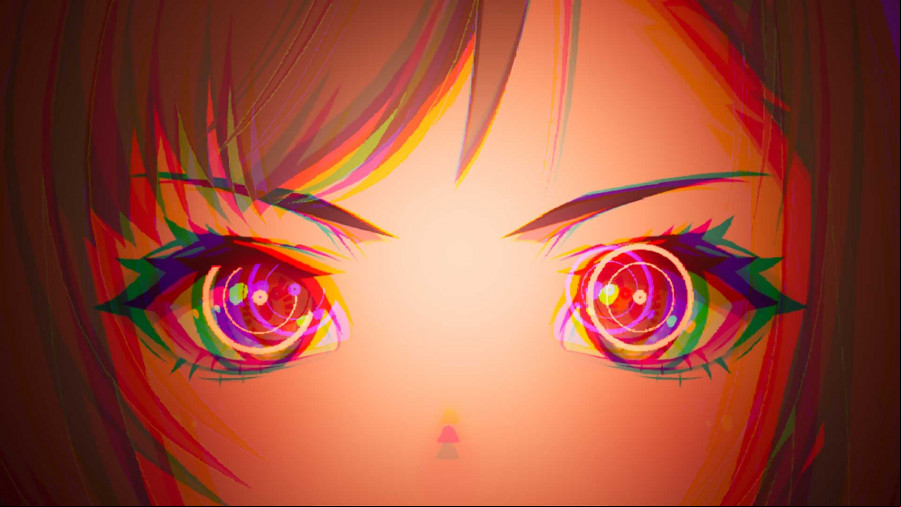 A face of a character from Etheria Restart.