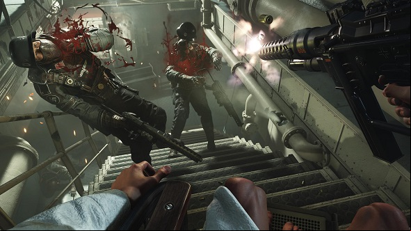 If Wolfenstein 2's devs want you to shoot at something, they put a Nazi in front of it